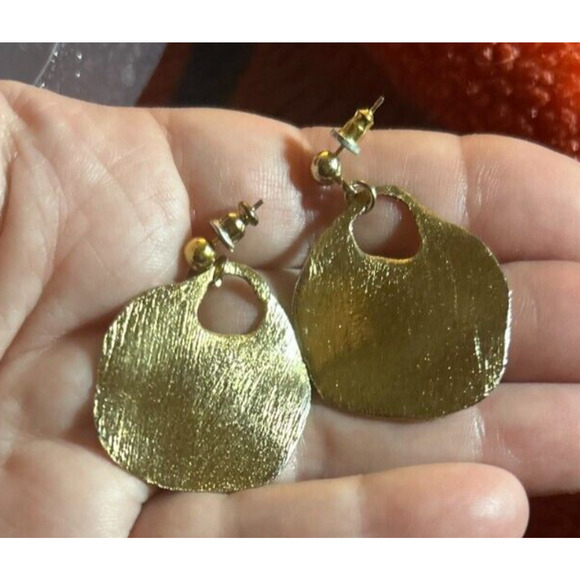 Vintage 1960s Butterfly Drop Earrings - Picture 12 of 16